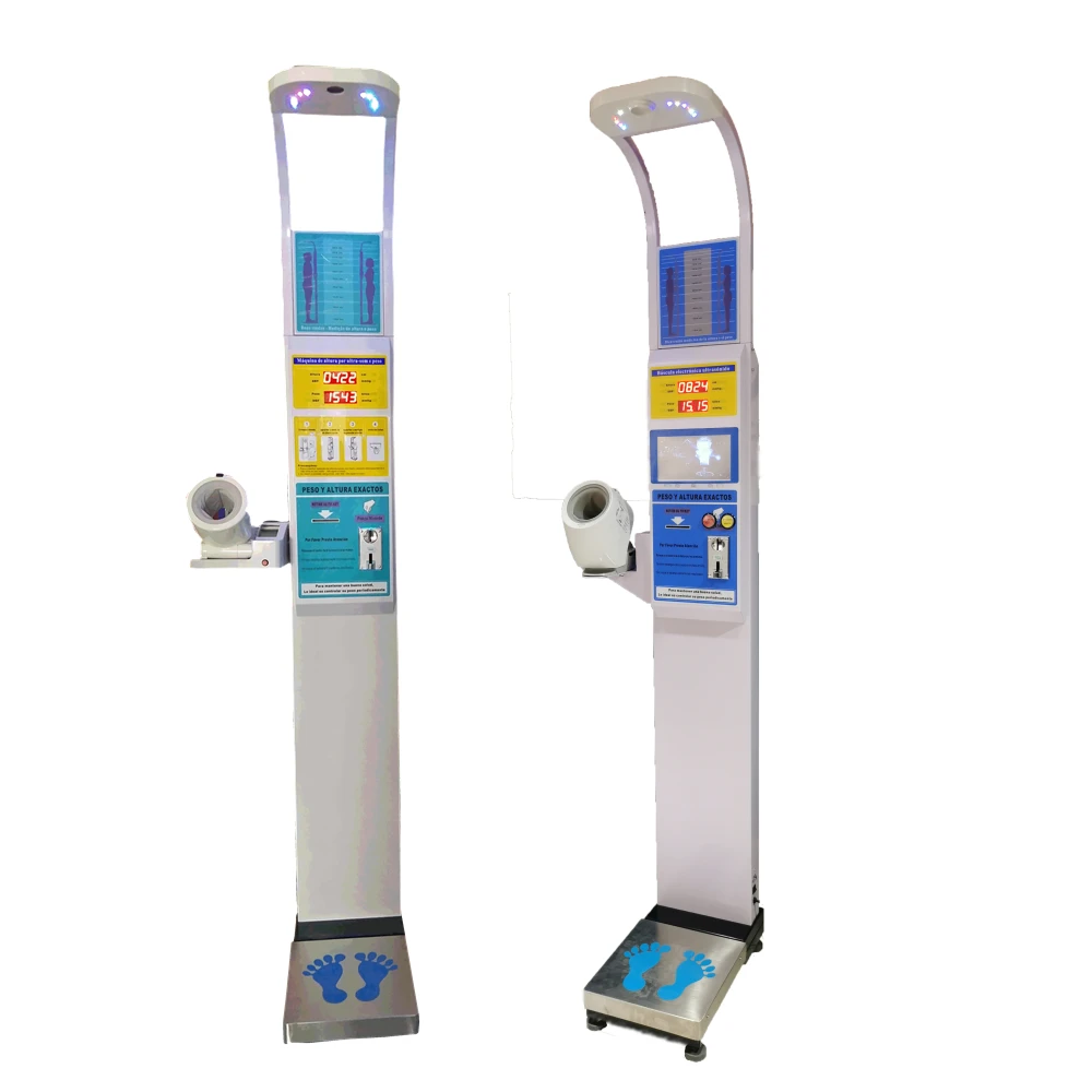 New style digital height weight BMI scale with blood pressure and voice prompt