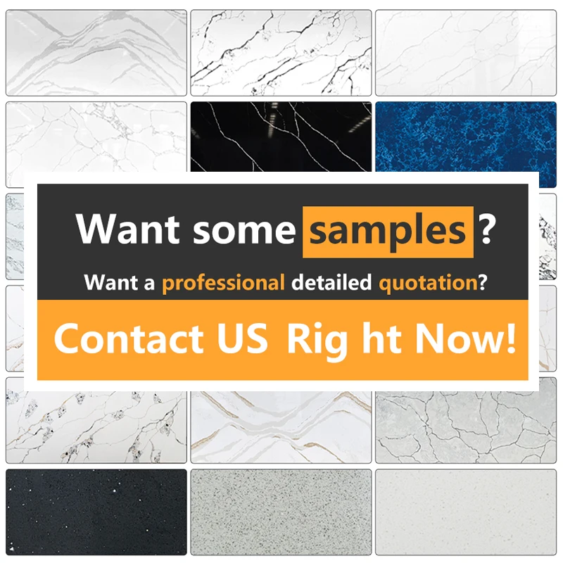 Horizon Wholesale  artificial glass Quartz Stone Calacatta White Quartz Stone Price Natural Quartz Stone Slabs