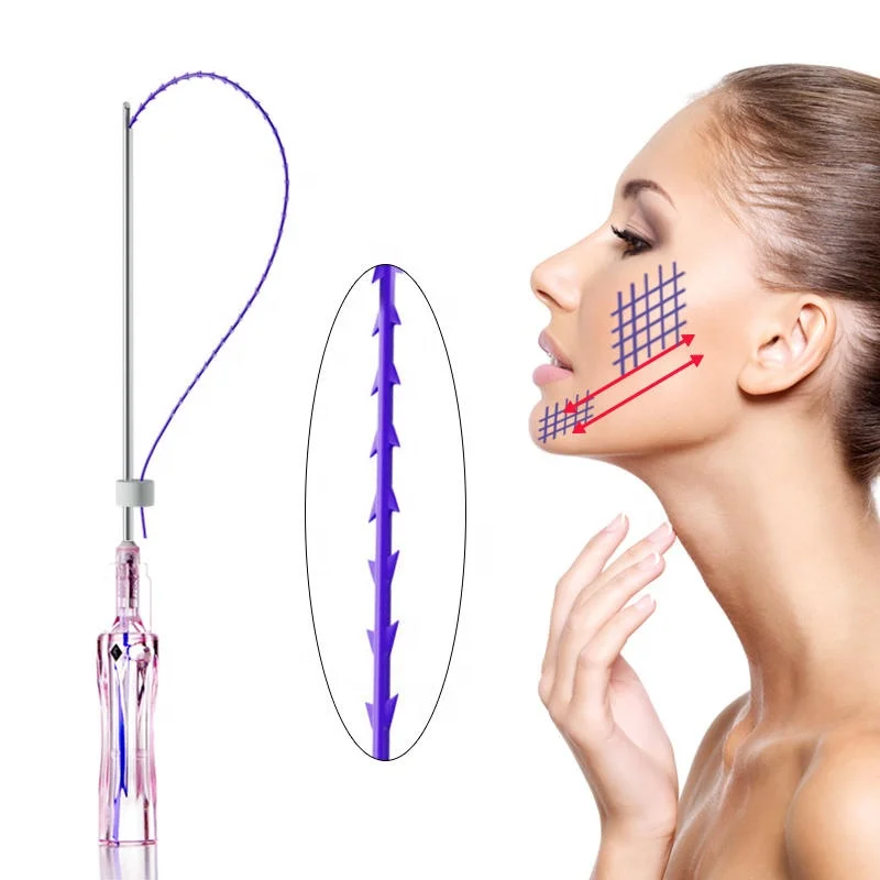 medical sutures hilos pdo 4d blunt needles 19g lift thread nose lift cartilage buttocks filling