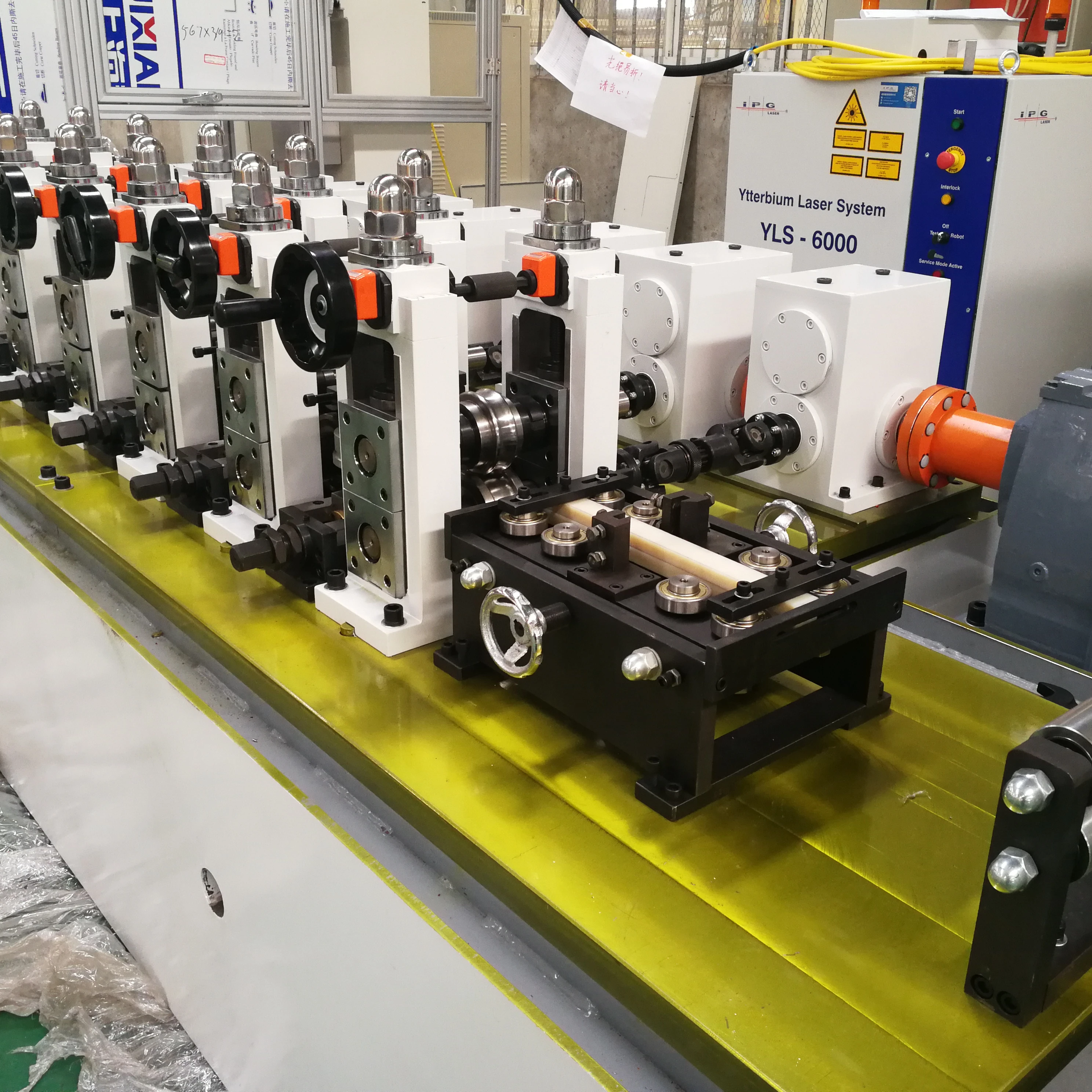 Pipe Welding Machine Roller Fast Changing Stainless Steel Tube Mill Line For Sale