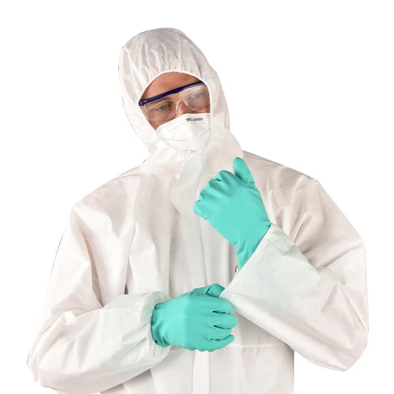 Disinfect Biosecurity Suite For Men Insolate Industrial Suit Laminate Coverall Hazmat Suit Hazmatsuit