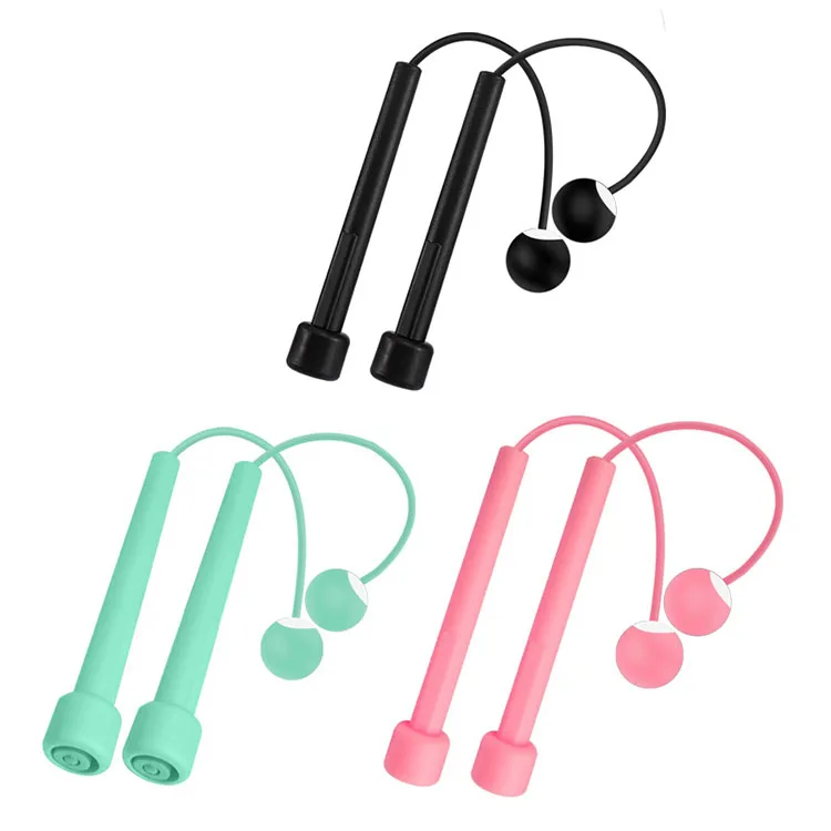 home fitness yoga jumping rope boxing PVC steel wire Cordless speed skipping jump ropes