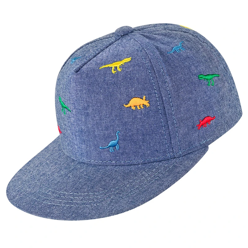 Boys Snapback headgear Toddler Hat Flat Brim headgear Kids Infant Baby Hat