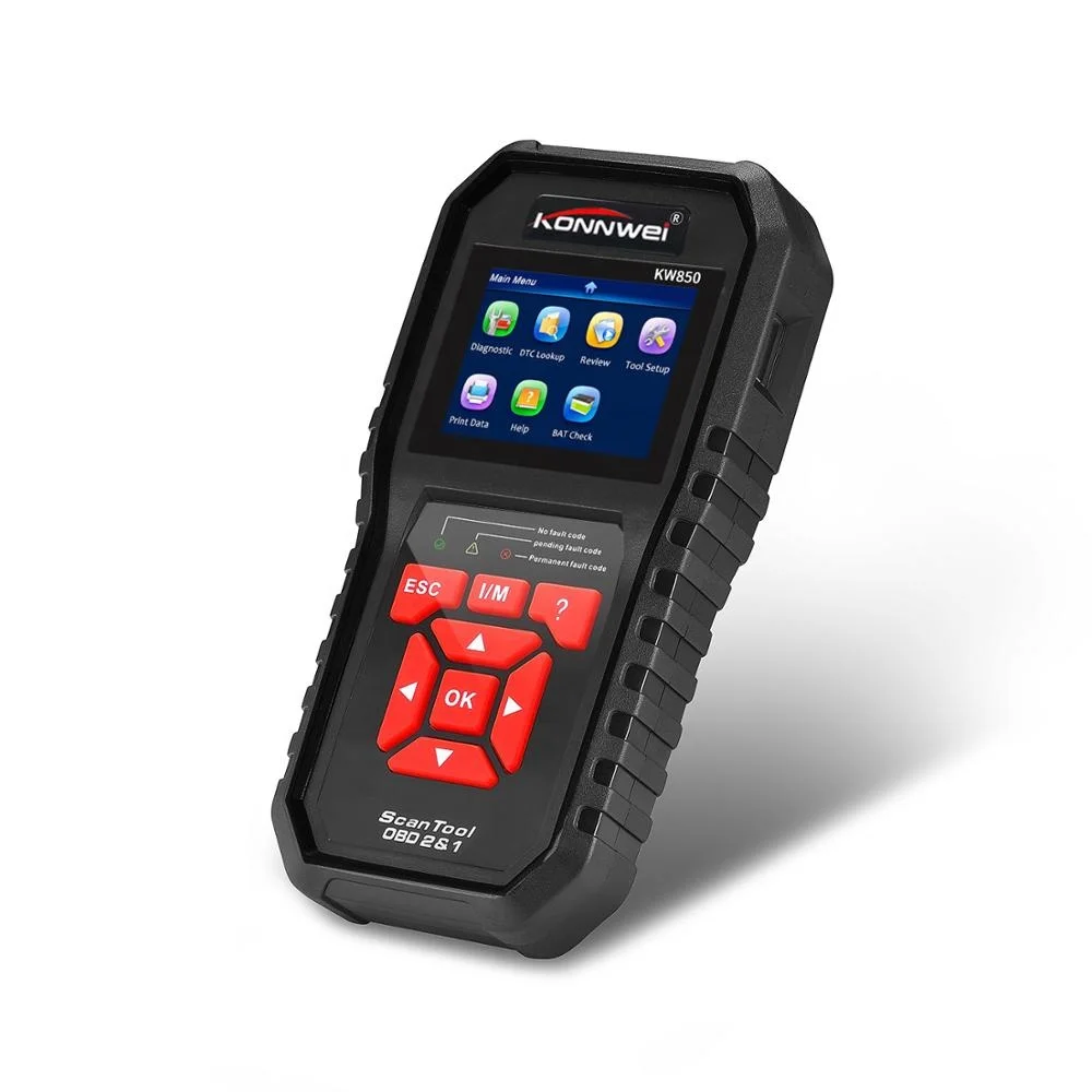 Factory Price Hottest Car tester tools KONNWEI K850 V2.1 Interface OBD 2 OBD II Auto Car engine tester Diagnostic OBD Scanner