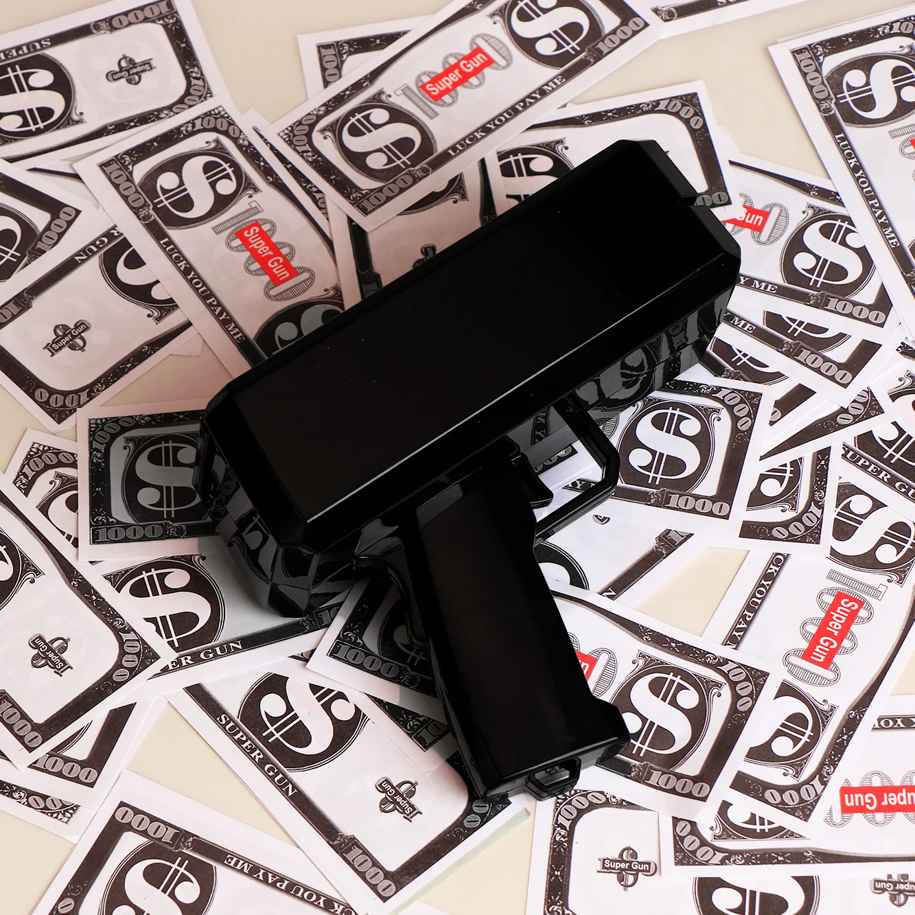 Plastic Customization Logo Cool Money Rain Cash Shooter Party Super Money Gun