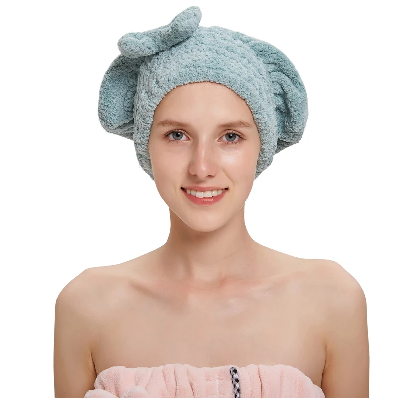 Рекламные цены! Полотенце из микрофибры с коралловым флисом, полотенце для сушки волос, волшебное быстросохнущее полотенце, шапочка для сушки волос