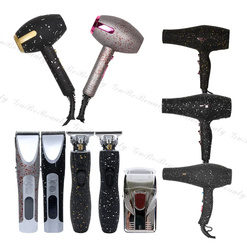 Gubebeauty new professional trimmer salon shaver retro rechargeable trimmer electric snowflake hair trimmer for men with FCC\CE