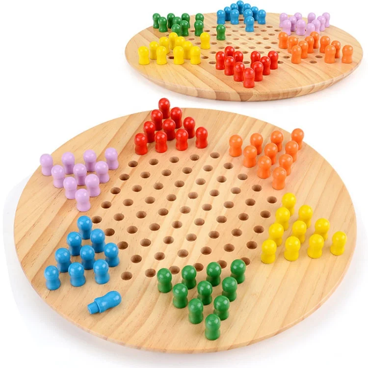 Wholesale international chess game wooden intelligent game toys wooden chess board sets