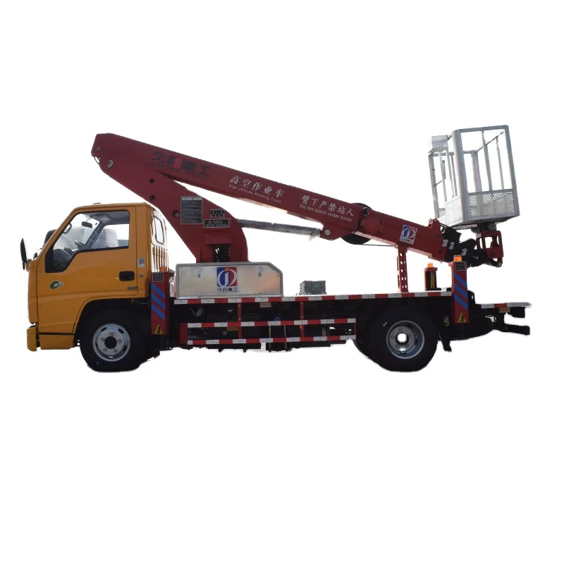 21m straight boom aerial platform with 5-inch LCD display