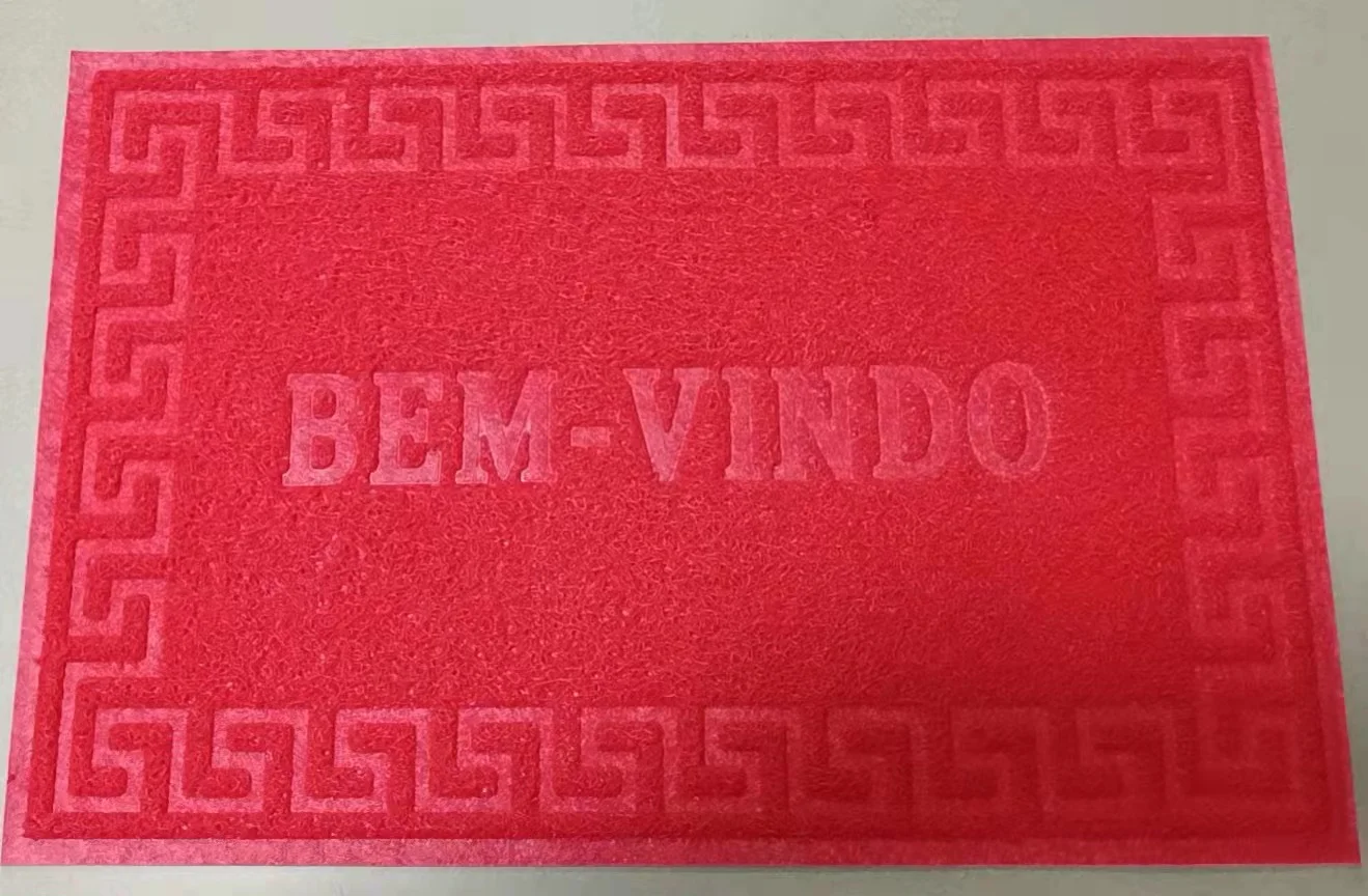 BEM-VINDO пластиковый годный для использования вне помещения в помещении подушки ПВХ катушка Добро пожаловать Вход передний коврик