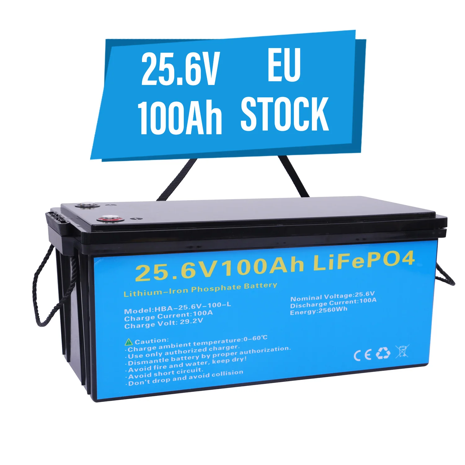 EU STOCK 12V 24V Lifepo4 50Ah 100Ah 200Ah батареи глубокого цикла литий-ионная упаковка LiFePO4 батарея с системой солнечной энергии BMS