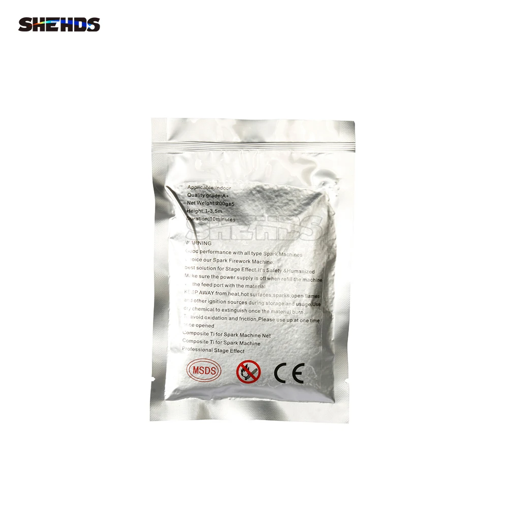 Quality 200g Titanium Ti Composite Cold Spark Machine Powder for Indoors Outdoors