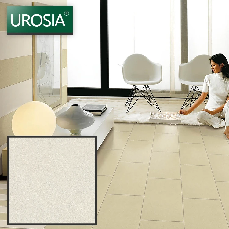 Foshan Modern Rustic Ivory Color Non Glossy Porcelain Floor Tile Interior Matte Ceramic Glaze Porcelain Tile White Color Sitting