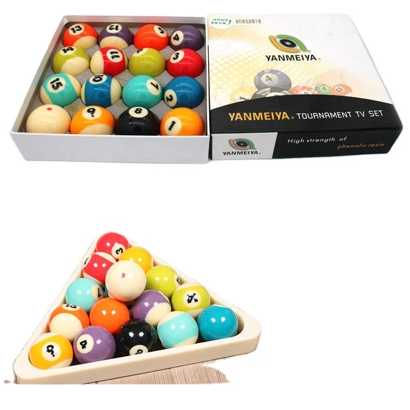 2 1/4inch Size 8A Grade American Billiard Snooker Ball Pool Ball Set