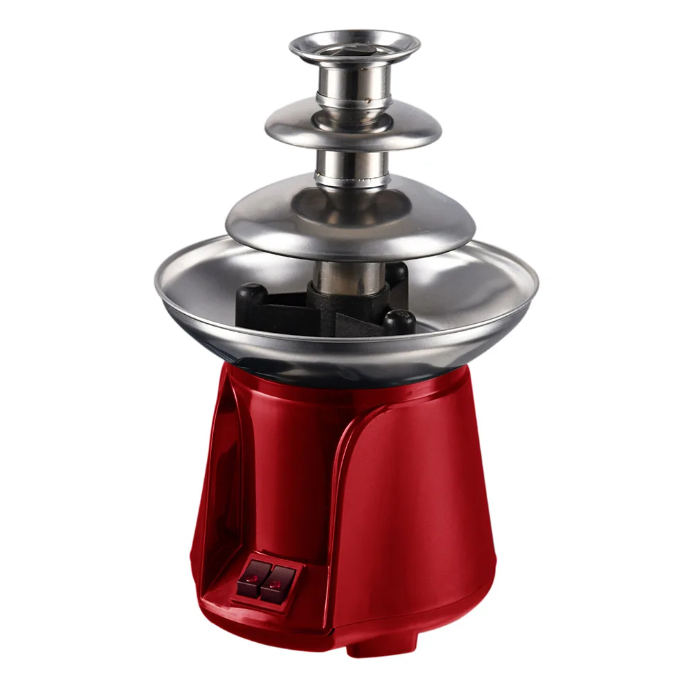 Cheap home use entertainment chocolate fondue fountain and processing machine