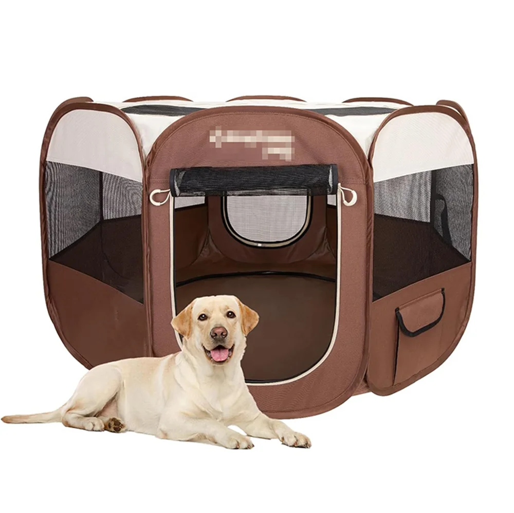 Strong Customize Ability - Germany  Puppy Run Animal Playpen Foldable Puppy Playpen Pop-Up for Dogs Rabbits Cats Outdoor Run