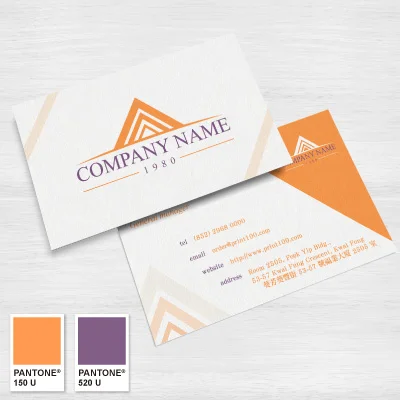 Spot Color Cotton Paper Card Custom Letterpress Printing Business Cards UV Business Card with Logo