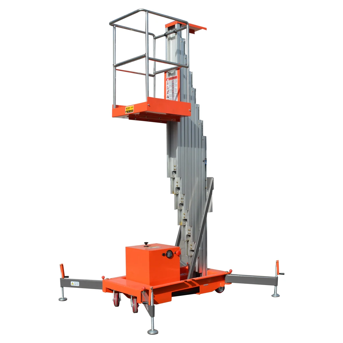 Aluminum Alloy Aerial Work Platform Small Size Light Weight Aluminum Alloy Portable Work Platform