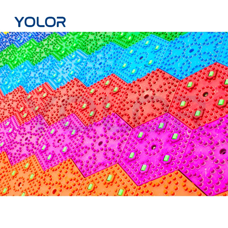 Popular Dry Skiing Slope Grass Skiing Grass Sliding Rainbow Slide Plastic Children Outdoor Playground