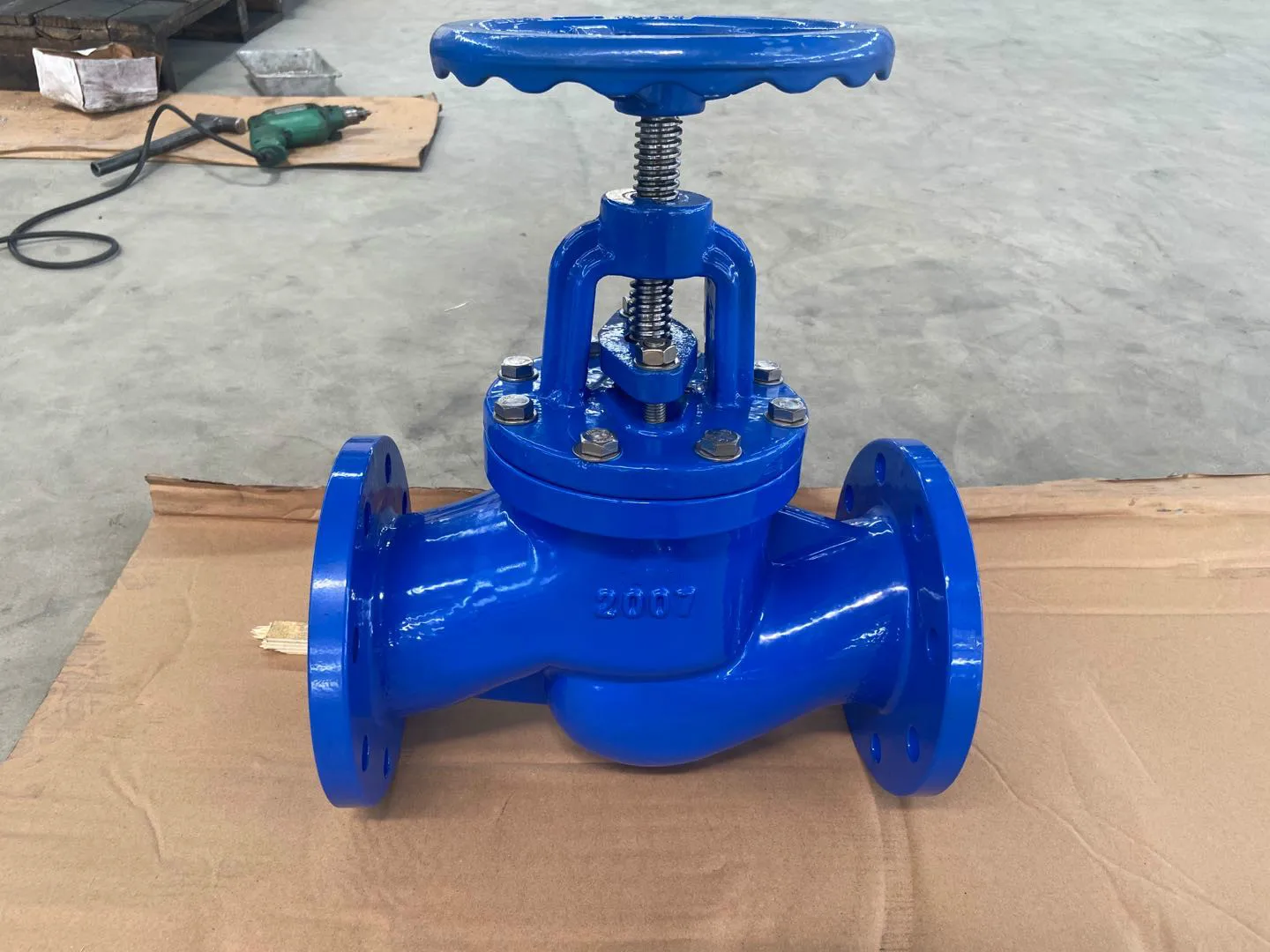 DIN3202-F1 PN16 CAST IRON GG25 S-PATTERN GLOBE VALVE