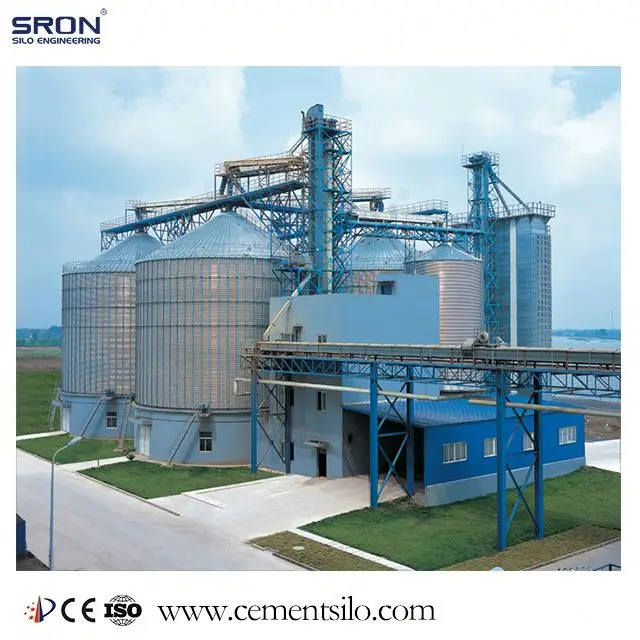 Патентный дизайн 5000 тонн стальная силосная система с системой погрузки и разгрузки