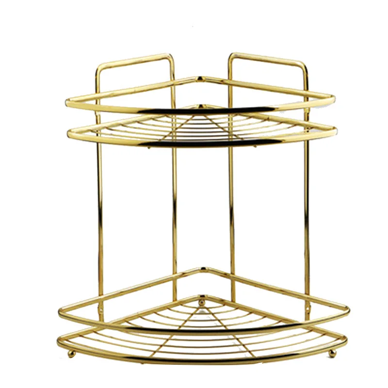 Storge Basket Bath caddy Metal Basket Corner Basket for Bathroom Organizer Shelves Wall Shower Caddy Rack Bathroom Corner Shelf
