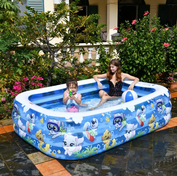 Customized Big family swim pools Inflatable PVC intex above ground Swimming Pools For Summer