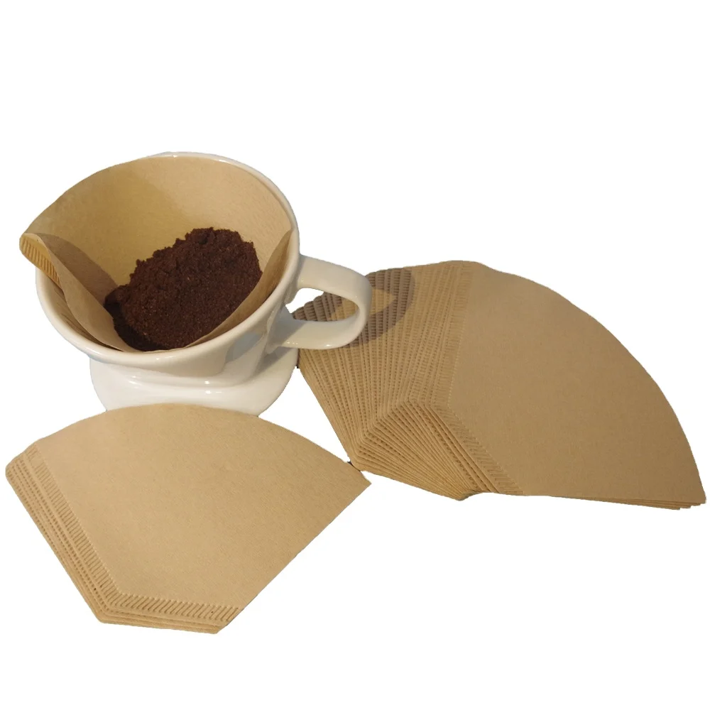 Un-bleached cone coffee filter paper 102# 104#