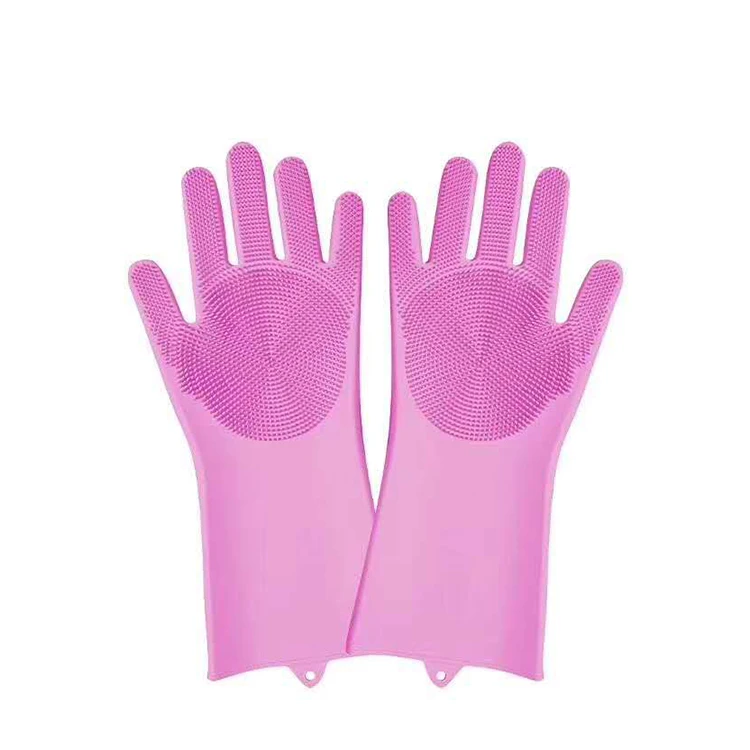 Reusable Eco-friendly Scrubbing Cleaning Silicone Dishwashing For Kitchen