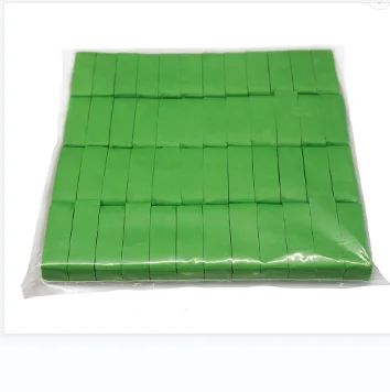 Wholesale 5*2cm tissue paper confetti metallic confetti paper PET PVC in bulk for confetti machines