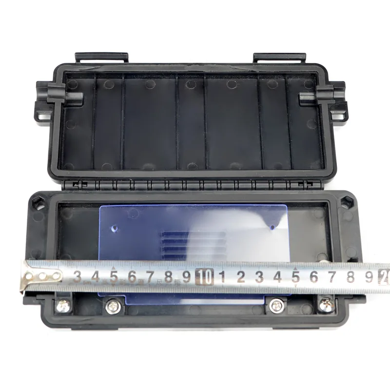6 Core 12 Core  Mini Fiber Optic Enclosure 1Inlet 1 Out Port Fiber Fibre Repair Junction Splice Box
