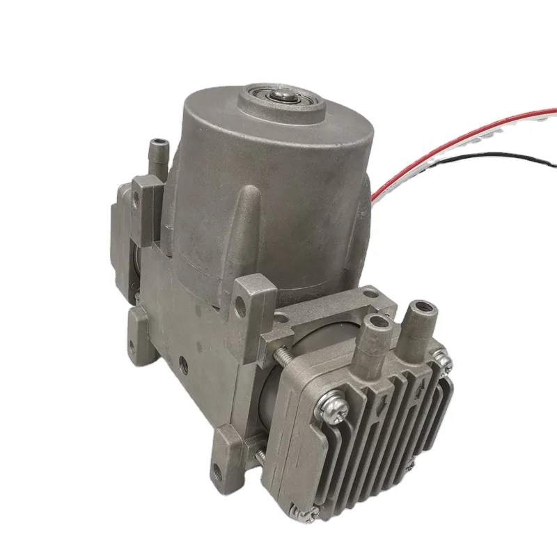 High Flow 80LPM High Pressure 8 Bar 24V BLDC Double Head Dual-Head Mini Piston Air Compressor Pump