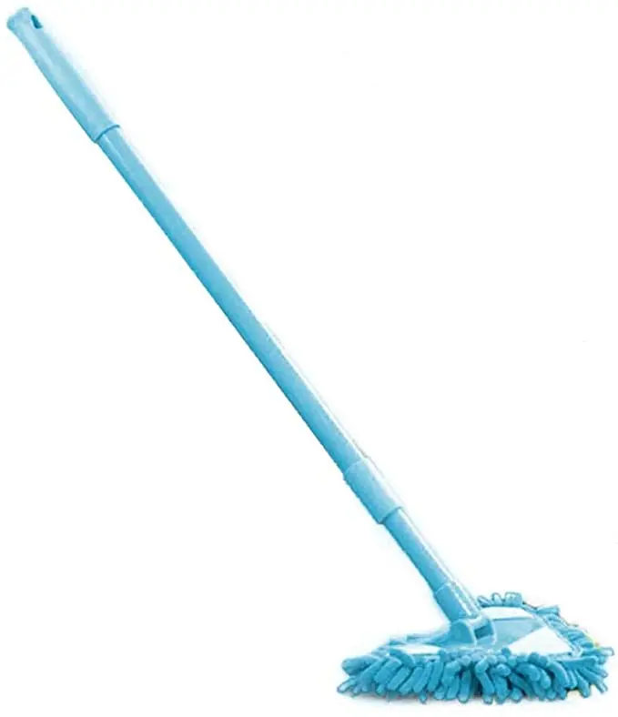 180 Degree Rotatable Adjustable Triangle Cheap Floor Car Wash Brushes Flexible Chenille Duster Mops Cleaning Microfiber