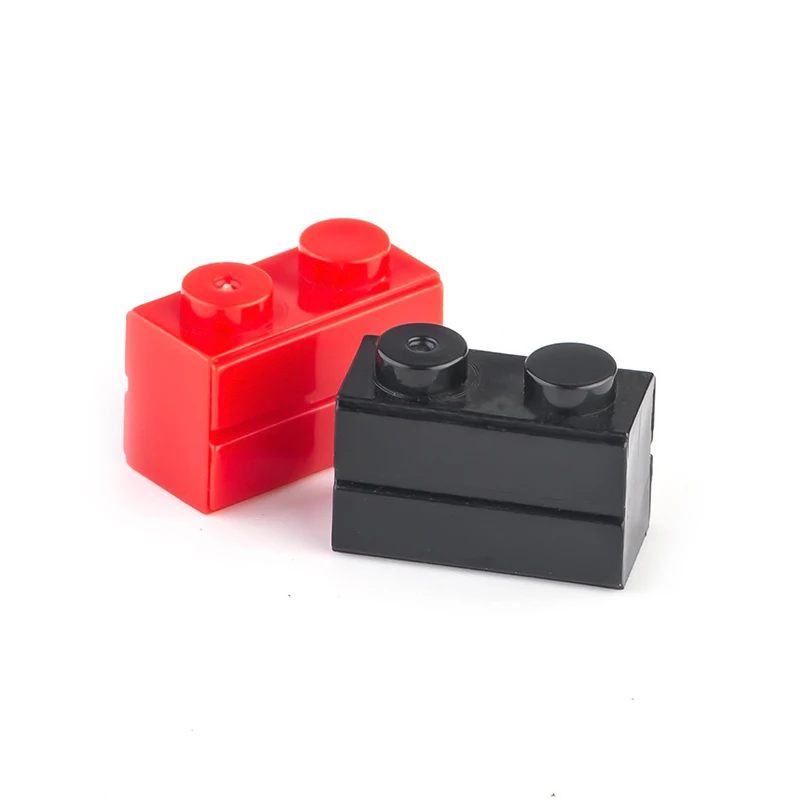 MOC Bricks Modified 1 x 2 with Masonry Profile Compatible 98283 Small Plastic Building Block Kids Unisex DIY Model Block Toy