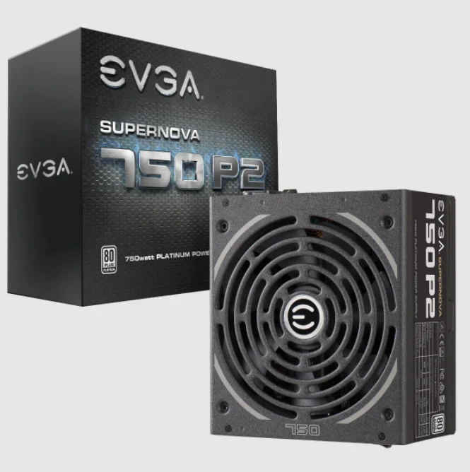 EVGA SuperNOVA 750 P2 80+ PLATINUM 750W Fully Modular EVGA ECO Mode Power Supply 220-P2-0750-X6