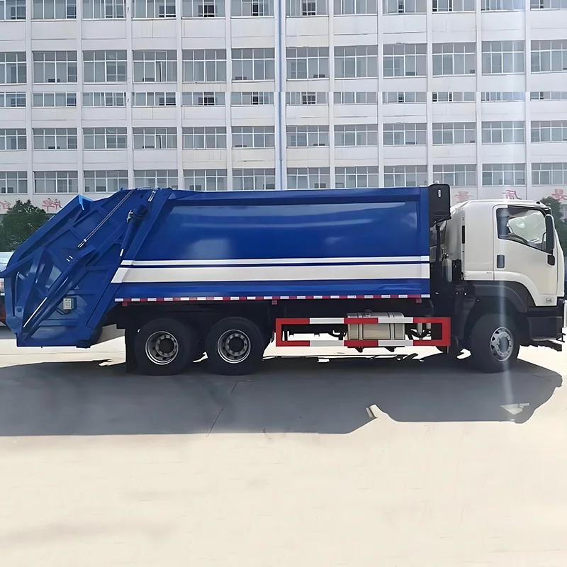 1SUZU GIGA 18CBM 20CBM Rear Loading Garbage Truck 6x4 Compactor Garbage Truck for Sale