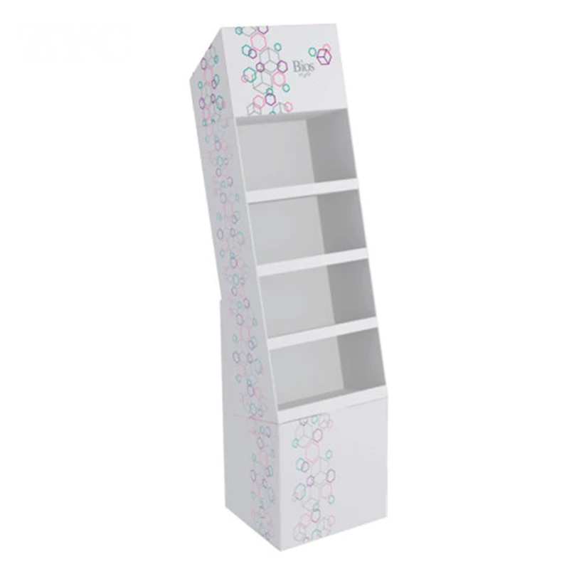 POP Custom Made Paper Shipper Display Retails Cardboard Shelf Display Stand