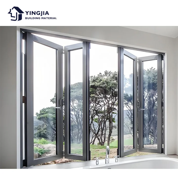 Nfrc Customized Window For Kitchen Aluminium Frame Huge Windows Aluminium Glass Bifold Windows