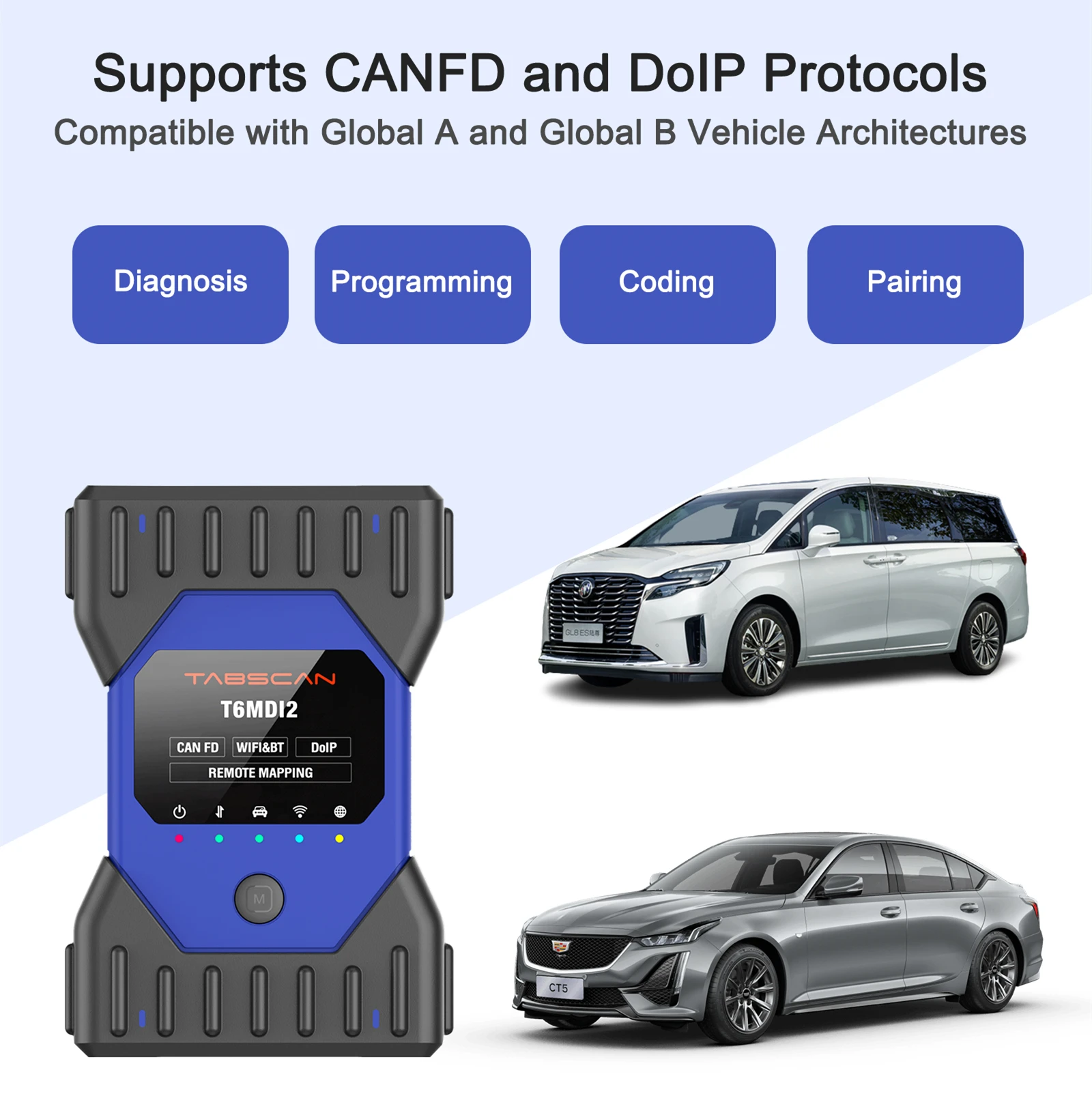 Tabscan T6MDI2 obd2 диагностические инструменты автомобильный диагностический сканер инструмент авто для G-M автомобиля грузовик