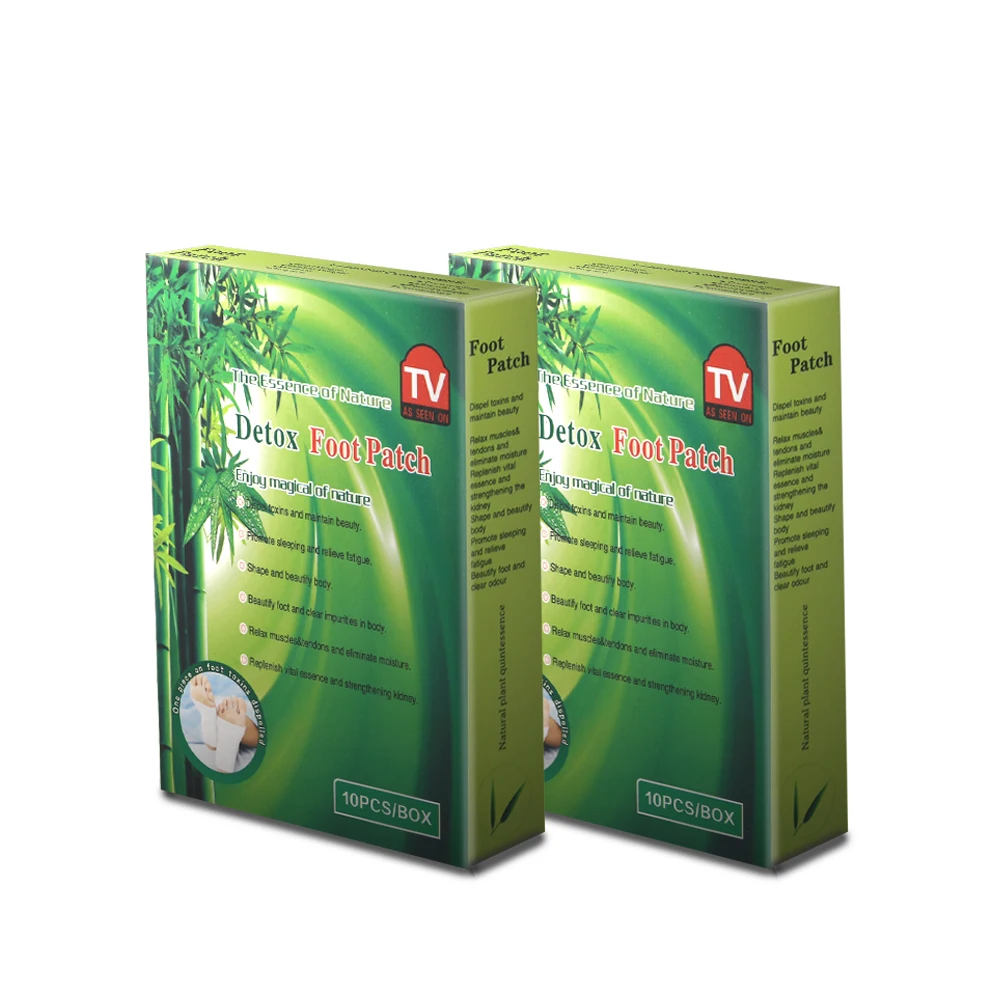 Relax Detox Foot Pads Bamboo Vinegar Extract Slimming Powder Detox Food Patch