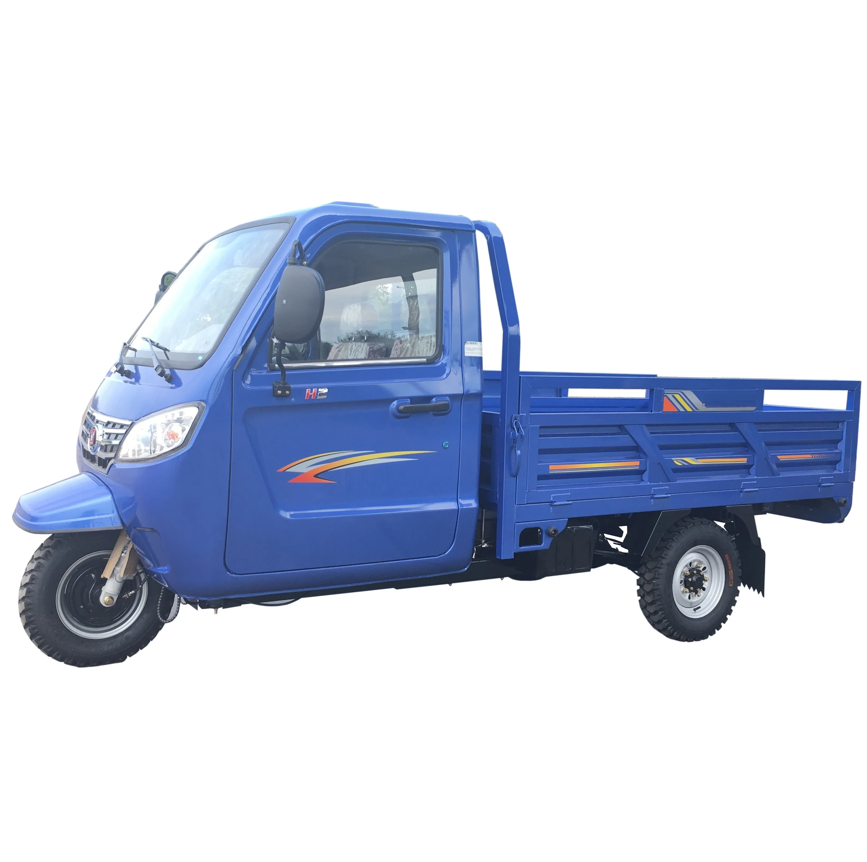3 wheel truck heavy loading close cabin tricycle cargo model ZS-J7