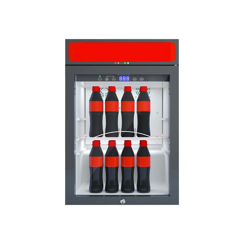 Supermarket Home Hotel Bar Mini Fridge Commercial Countertop Display Freezer Compact Refrigerator