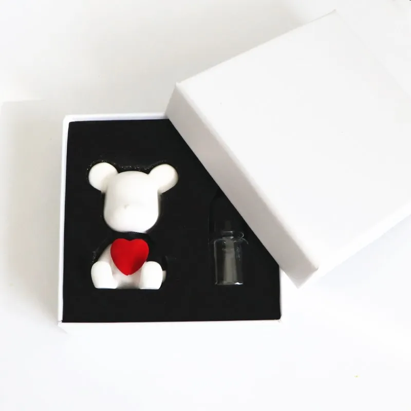 Wholesale Lovely Bear Shaped Aroma Diffuser Scented Fragrance Essential Oil Stone Aroma Plaster Car Air Freshener