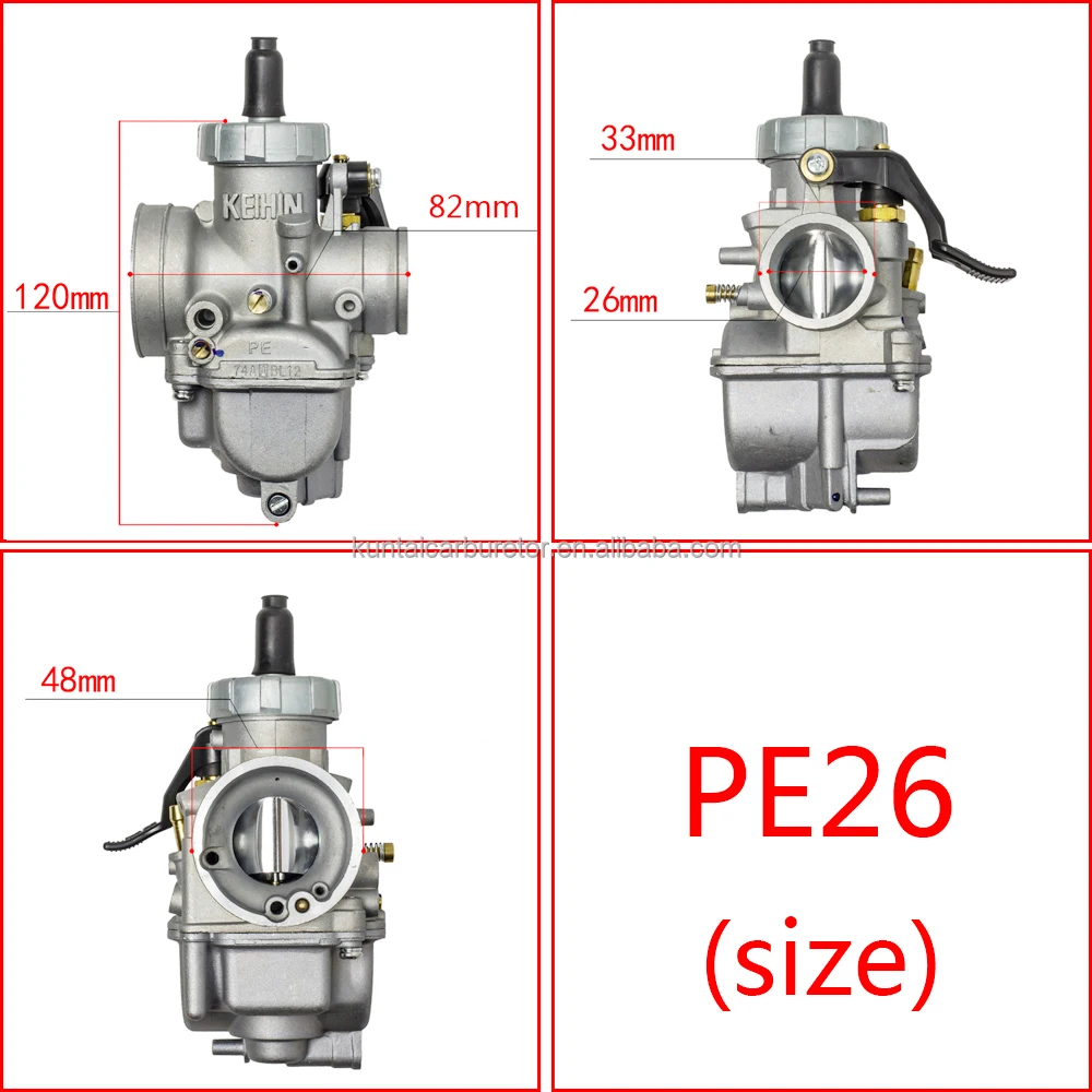 Карбюратор PE24 PE26 PE28 PE NSR 150 карбюратор для Honda Keihin ATV питбайка 100cc 125cc 150cc скутер мотоцикл в