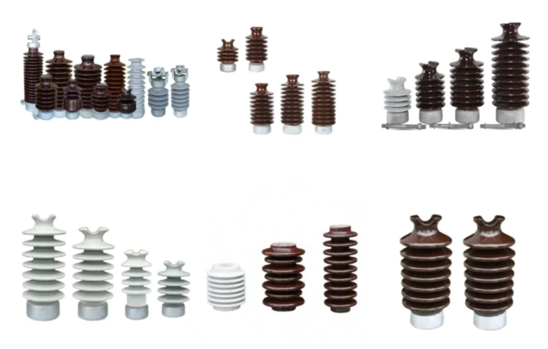 Manufacture High Voltage electric insulator High Temperature Ceramic Post Porcelain Insulators 57-1