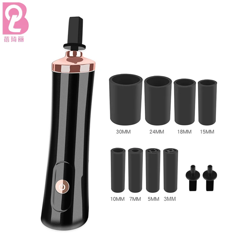 Beiqili Pink Electric Tattoo Ink Shaker,Electric Nails Polish Eyelash Glue Pigment Liquid Shaking Shaker Machine