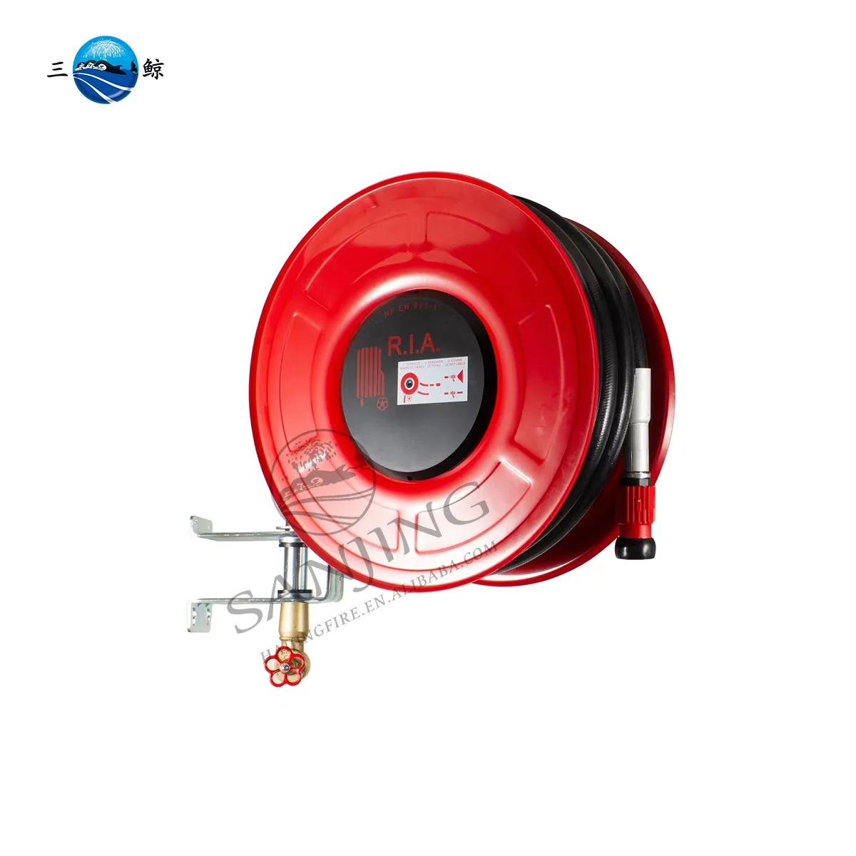 China Factory RIA DN33 30m Long Fire Hose Reel