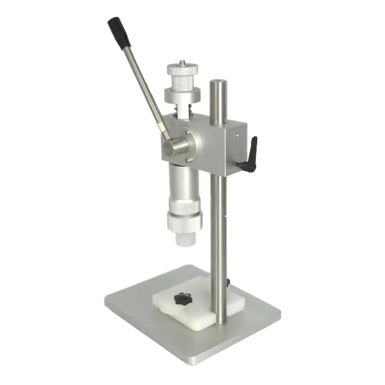 Perfume bottles manual crimping machine suitable for sealing 13mm 15mm mouth perfume bottle