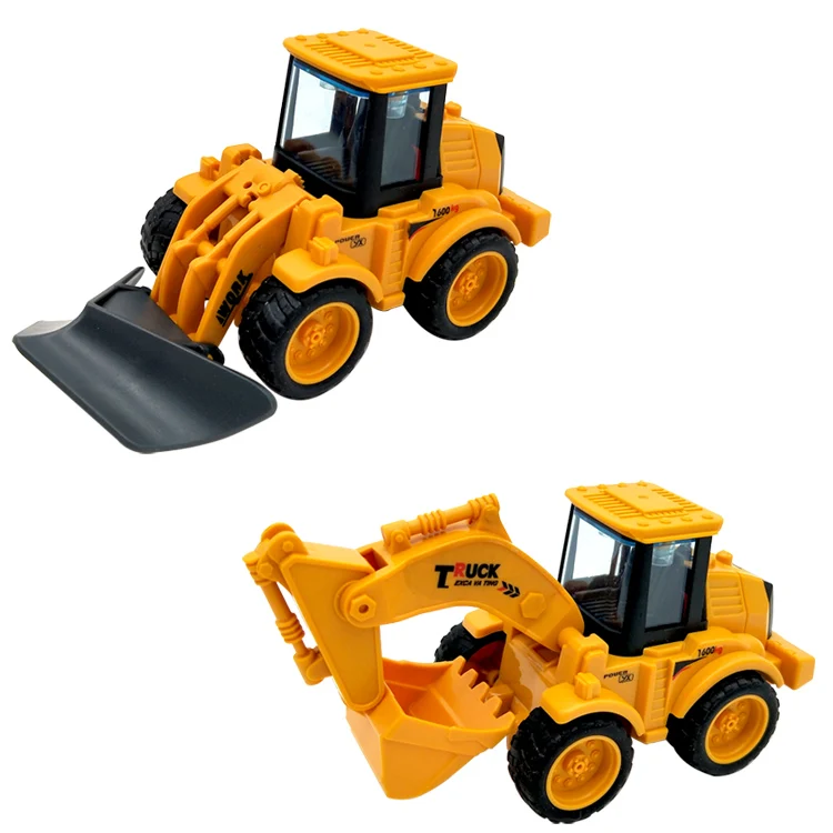Wholesale Eco Friendly Plastic Digger Vehicle Car Toy Engineering Truck Friction for