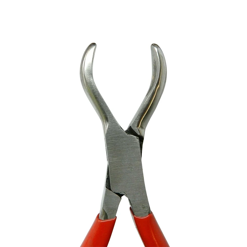 Precision Curved Jaw Ring Closeing Pliers 147mm PVC Grip Jewelry Making Rings Loop Jump Ring Closing Pliers